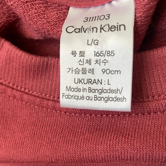 Women’s Calvin Klein Crew Neck Sweater - Size L - Picture 3 of 4